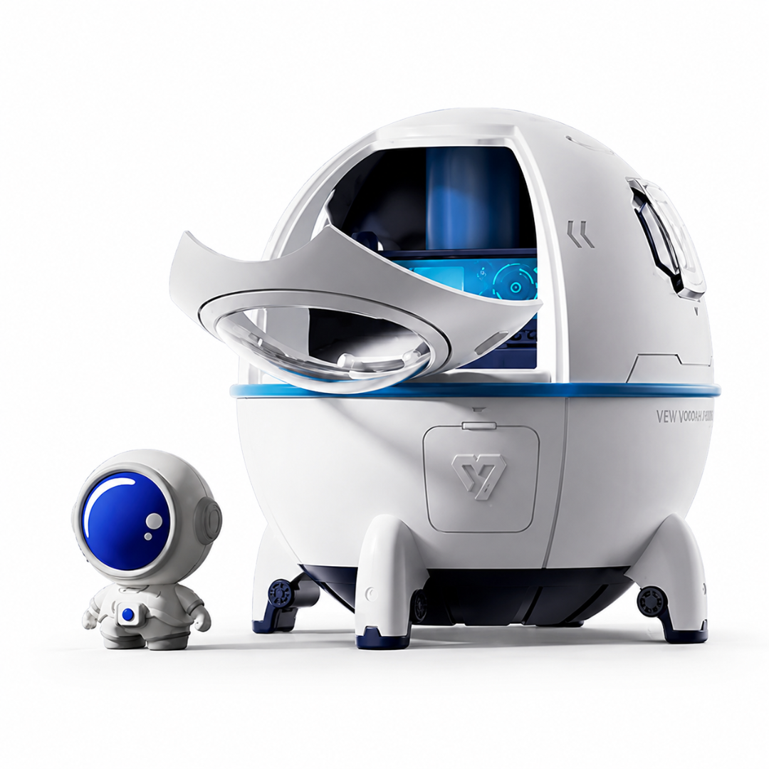 Humidificador 3 en 1 con aromaterapia y luz ambiental de 7 colores